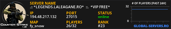 .:: *LEGENDS.LALEAGANE.RO*  ::.  *VIP FREE*