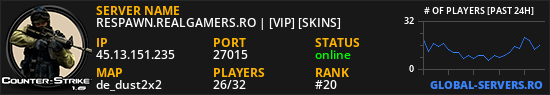 RESPAWN.REALGAMERS.RO | [VIP] [SKINS]