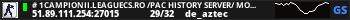 # 1CAMPIONII.LEAGUECS.RO /PAC History Server/ MOD REVIVE