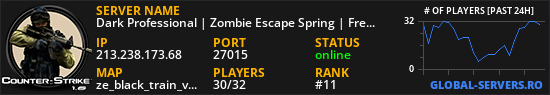 Dark Professional | Zombie Escape Spring | FreeVIP+BOSS+Events